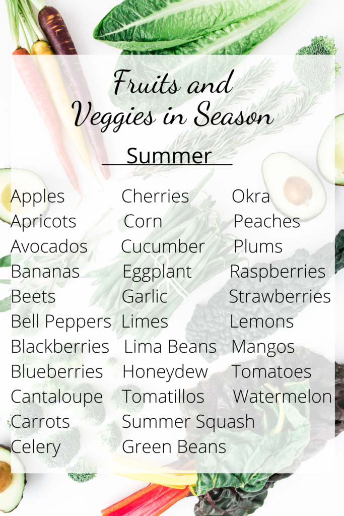 shops fruits and veggies by season