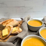 Creamy Butternut squash and carrot soup