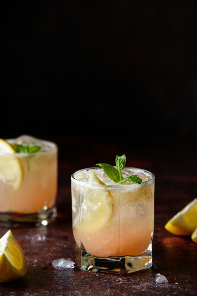 Ginger pear cocktail