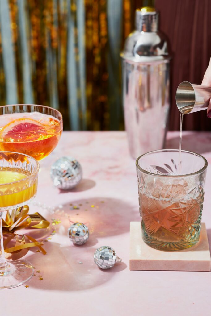 holiday cocktails or mocktails